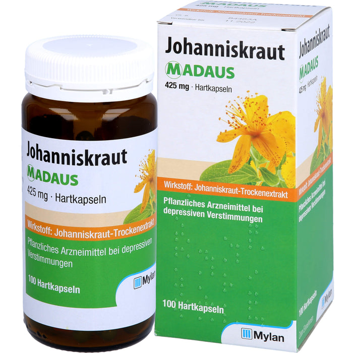 Johanniskraut MADAUS 425 mg Hartkapseln bei depressiven Verstimmungen, 100 pcs. Capsules