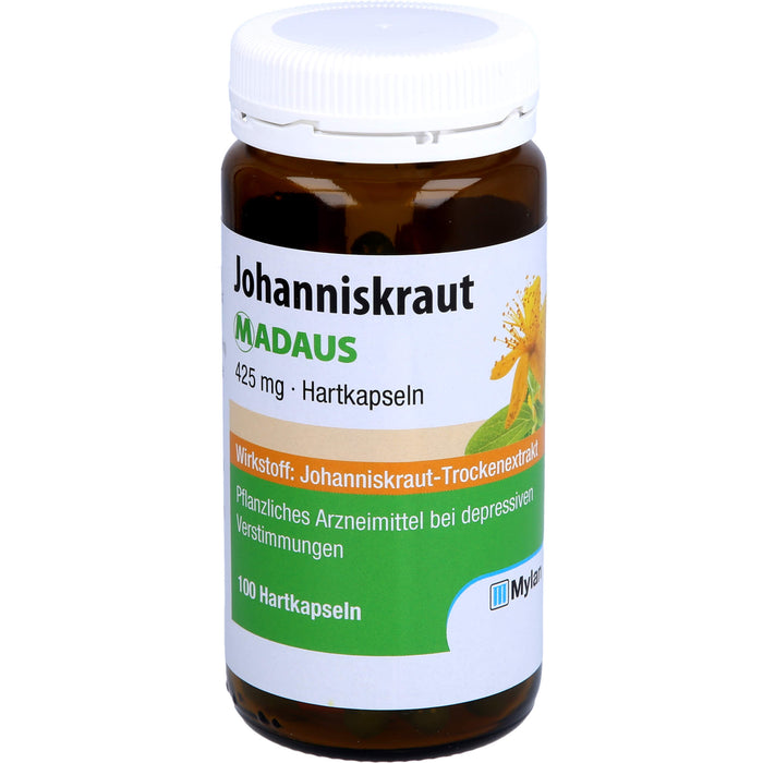 Johanniskraut MADAUS 425 mg Hartkapseln bei depressiven Verstimmungen, 100 pc Capsules