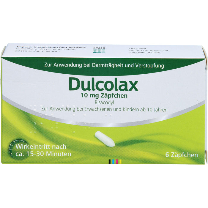 Dulcolax Zäpfchen Reimport EurimPharm, 5 pcs. Suppositories