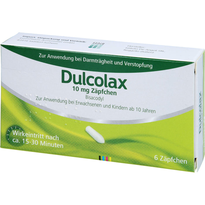 Dulcolax Zäpfchen Reimport EurimPharm, 5 St. Zäpfchen