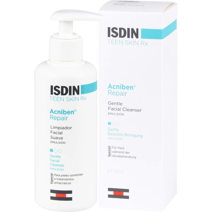 ISDIN Acniben Repair Reinigungsemulsion, 180 ml EMU