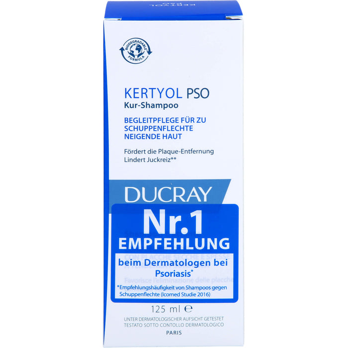 DUCRAY Kertyol P.S.O. ausgleichendes Kur-Shampoo, 125 ml Shampoo