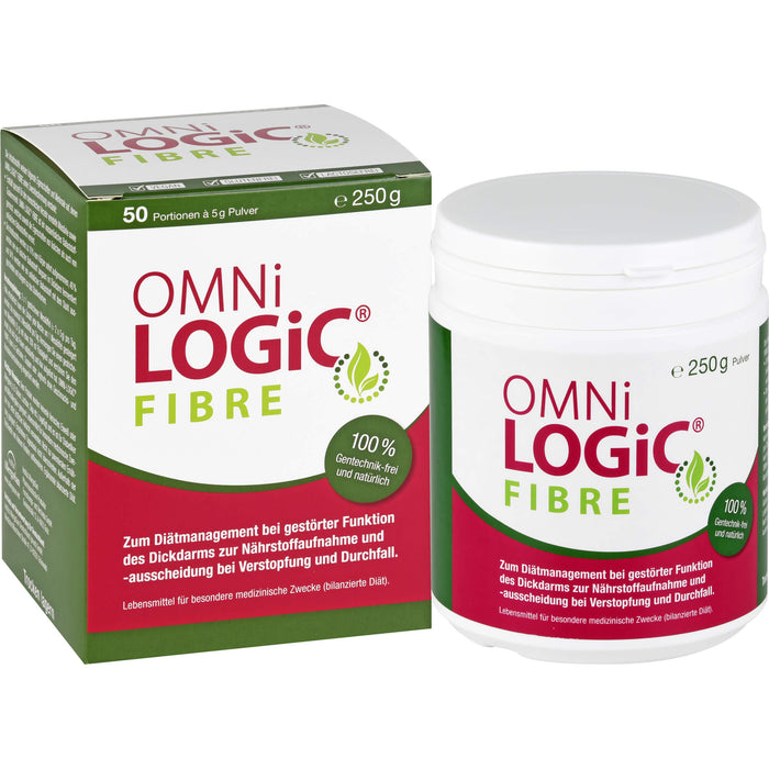 OMNi-LOGiC Fibre Pulver bei Verstopfung und bei Durchfall, 250 g Pulver