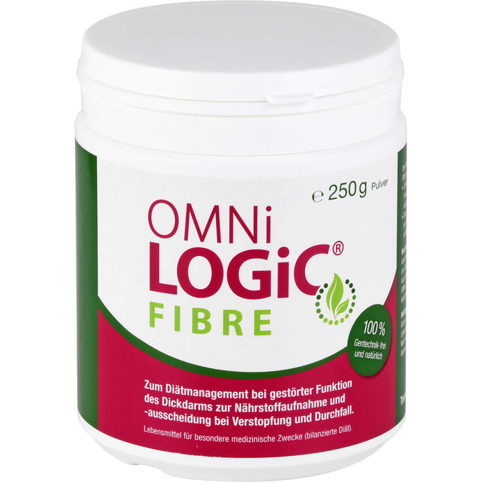 OMNi-LOGiC Fibre Pulver bei Verstopfung und bei Durchfall, 250 g Poudre