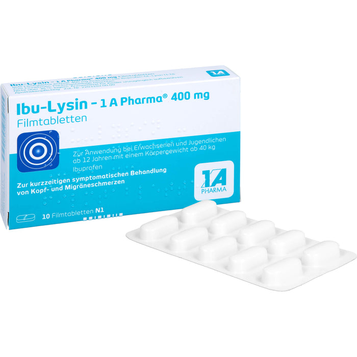 Ibu-lysin 1a Pharma 400mg, 10 St FTA