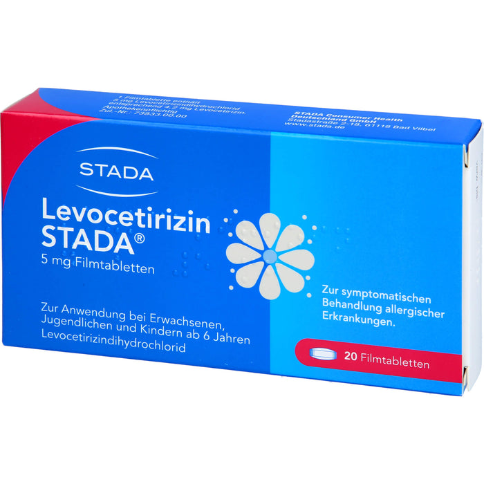 Levocetirizin Stada 5mg, 20 St FTA