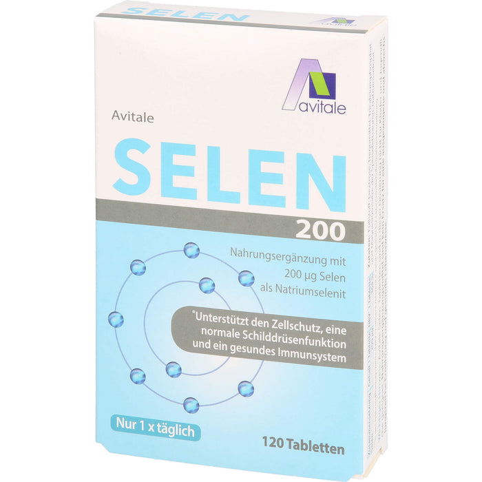 Avitale Selen 200 ug Tabletten unterstützt den Zellschutz, 120 pcs. Tablets