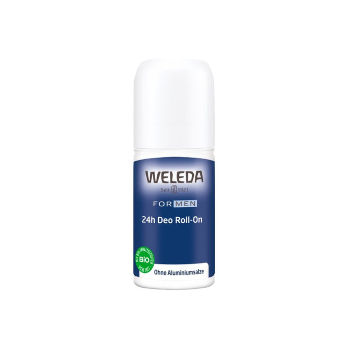 WELEDA For Men 24h Deo Roll-On, 50 ml Cream