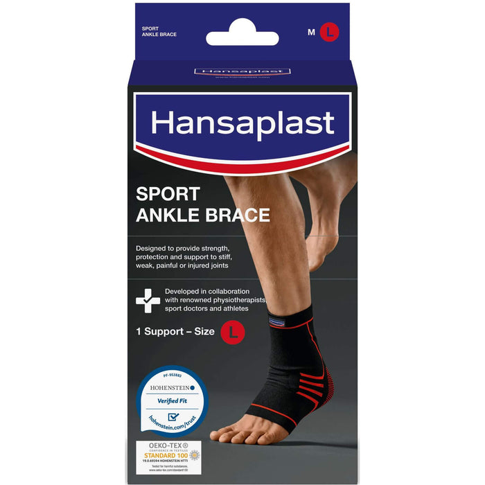 Hansaplast Sport Fußgelenk-Bandage Größe L, 1 St. Bandage