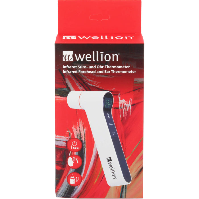 Wellion Infrarot Stirn- und Ohr-Thermometer, 1 pc thermomètre clinique