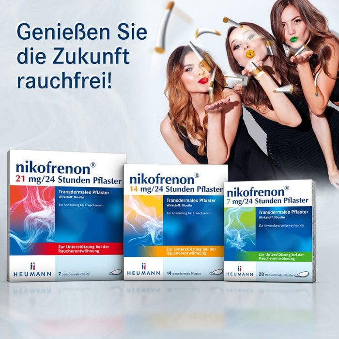 nikofrenon 14 mg/24 Stunden Pflaster, 28 pc Pansement