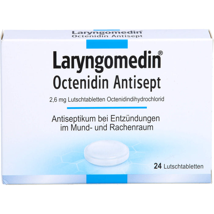 Laryngomedin Octenidin Antisept 2,6 mg Lutschtabletten, 24 pcs. Tablets