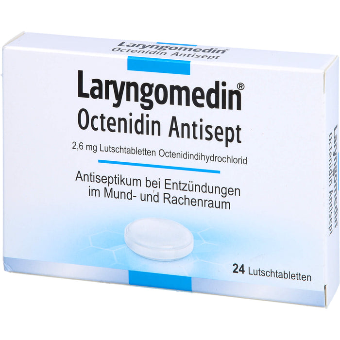 Laryngomedin Octenidin Antisept 2,6 mg Lutschtabletten, 24 St. Tabletten