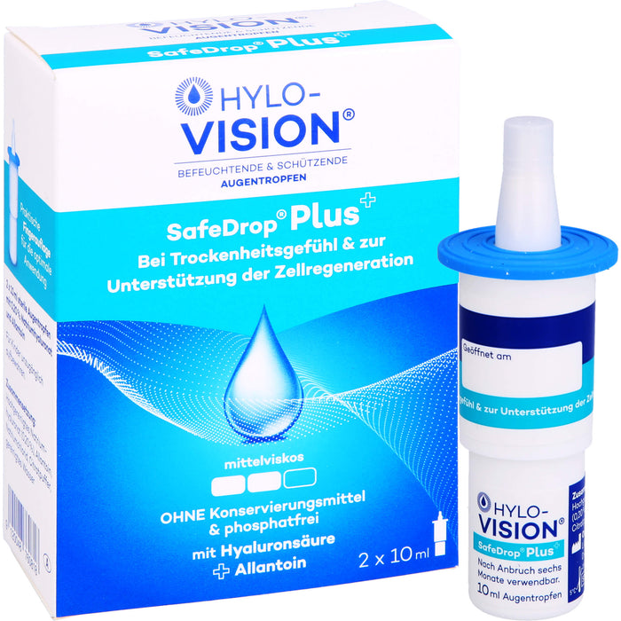 Hylo-Vision SafeDrop Plus, 2X10 ml ATR