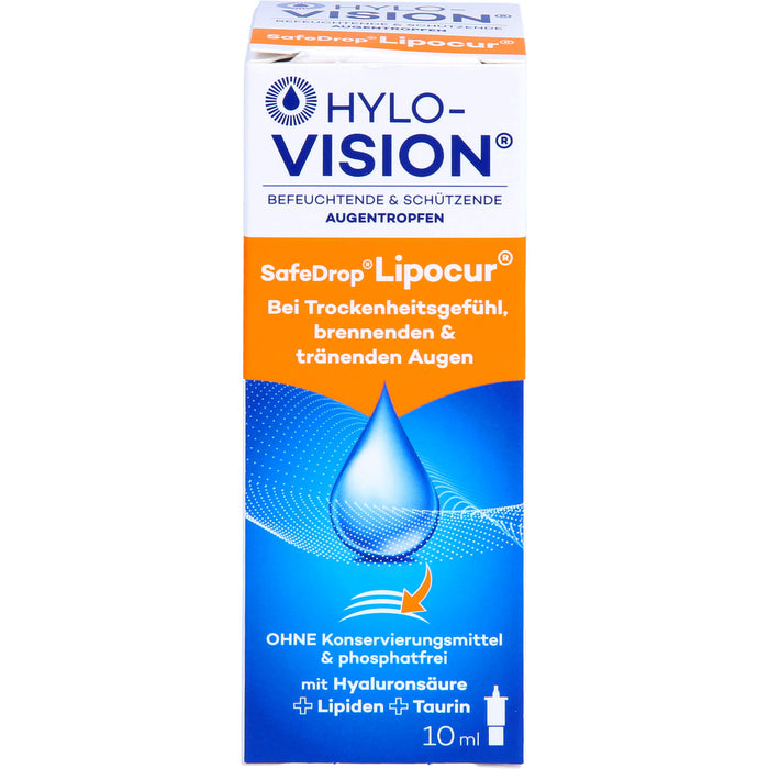 Hylo-Vision SafeDrop Lipocur, 10 ml Solution