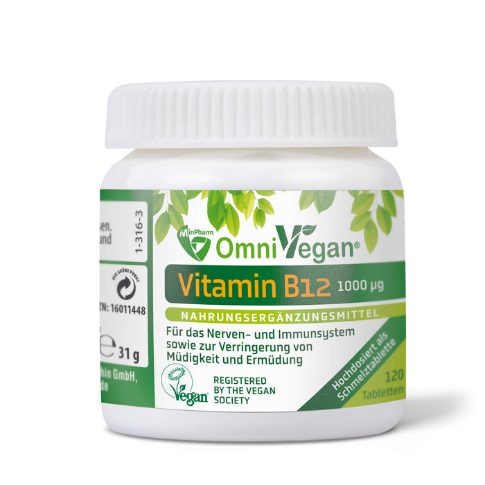 OmniVegan B12 1000 ug - Tabl. m. Beerengeschmack, 120 St SMT