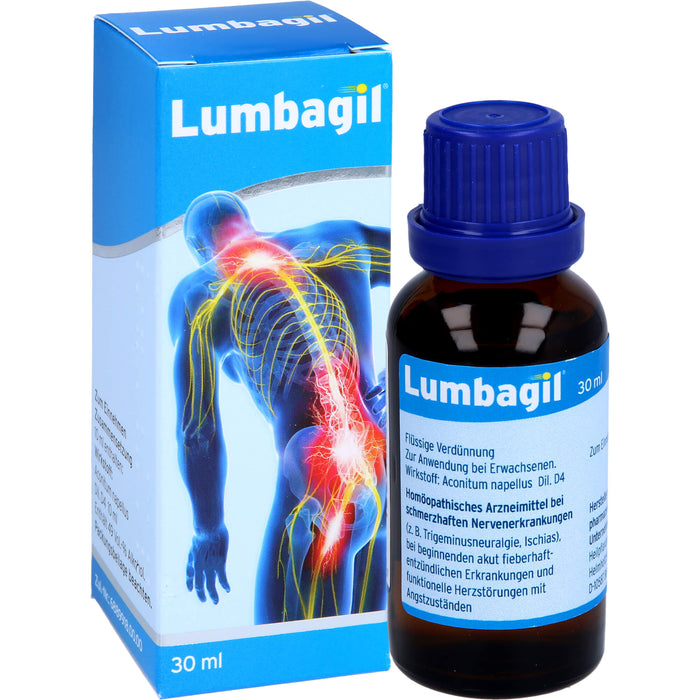 Lumbagil Tropfen bei schmerzhaften Nervenerkrankungen, 30 ml Solution