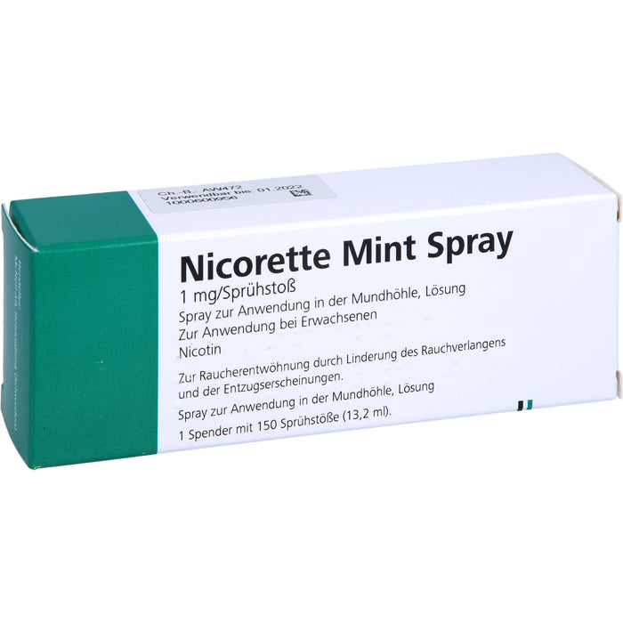 nicorette Mint Spray Reimport EurimPharm, 1 pcs. Spray