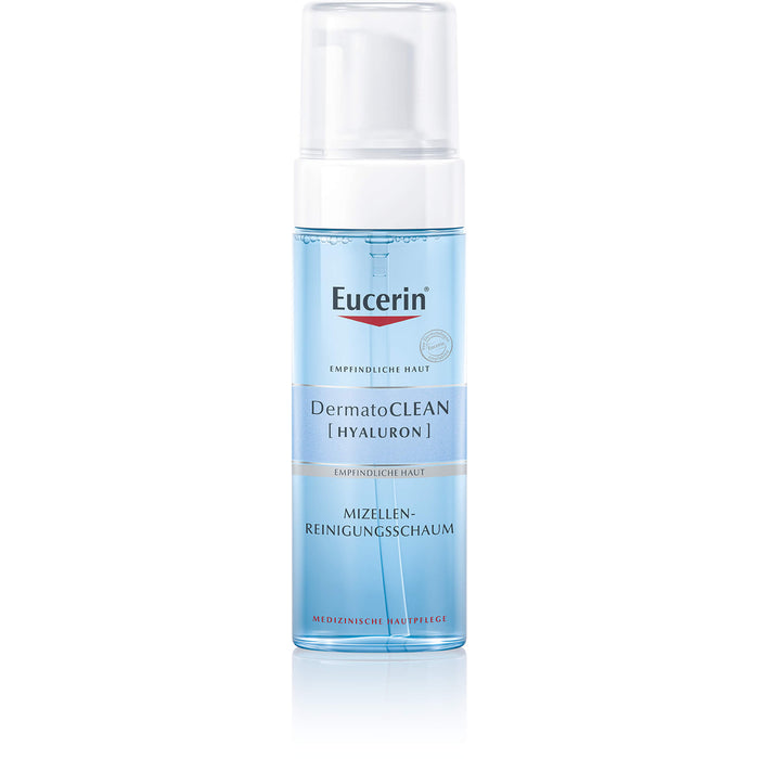 Eucerin DermatoClean Hyaluron Mizellen Schaum, 150 ml Lösung