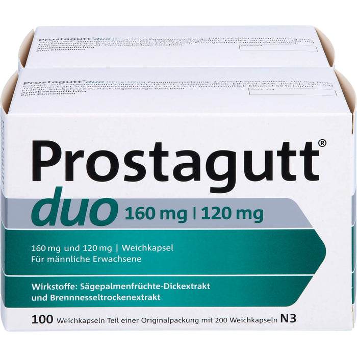 Prostagutt duo 160 mg / 120 mg, Weichkapseln, 200 pc Capsules