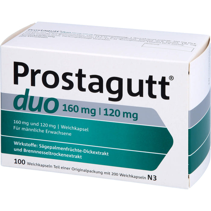 Prostagutt duo 160 mg / 120 mg, Weichkapseln, 200 pc Capsules