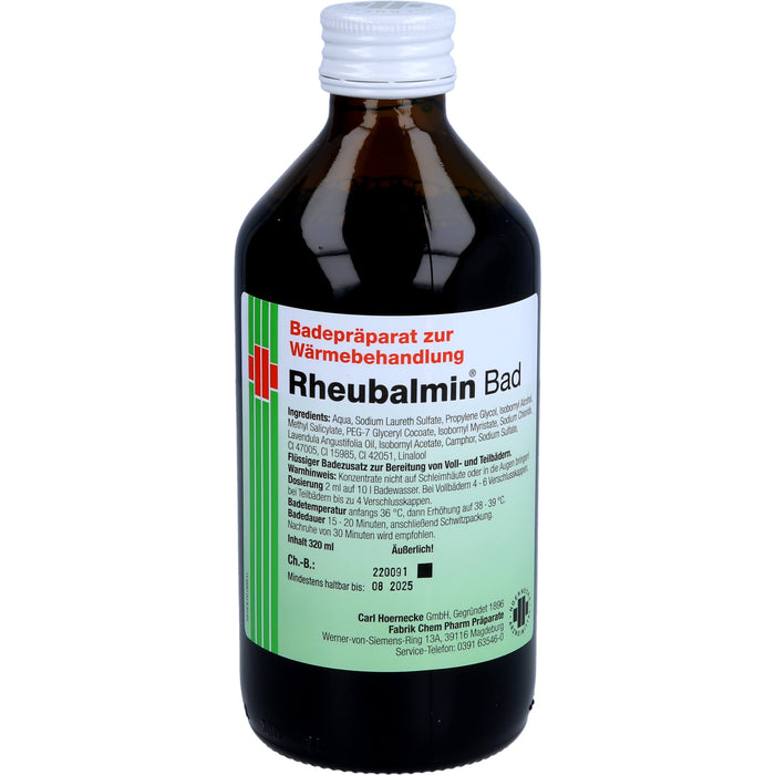 Rheubalmin Bad Badepräparat zur Wärmebehandlung, 320 ml Lösung