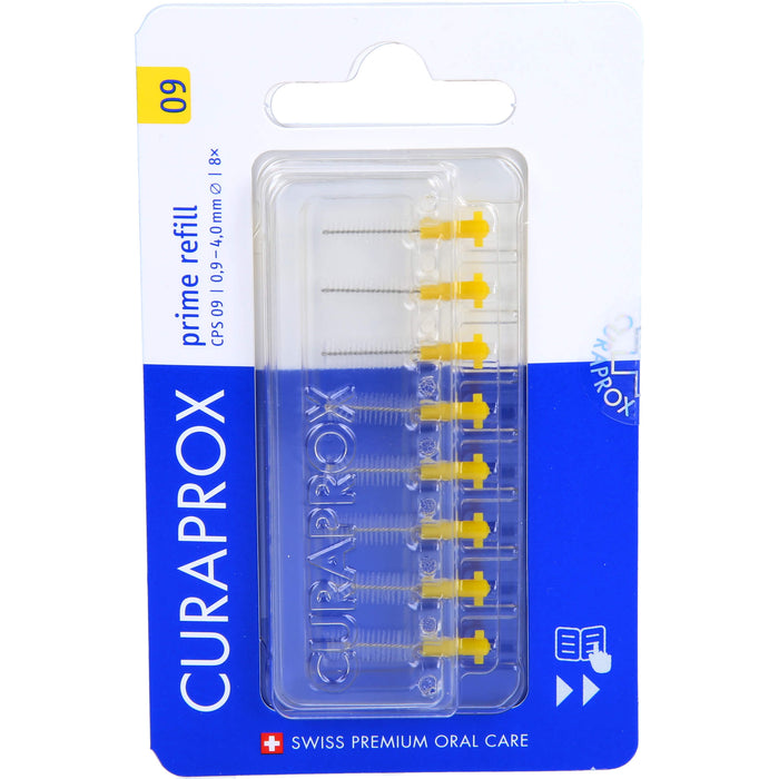 CURAPROX CPS 09 prime 8er refill Interdentalbürsten, 8 pcs. Interdental brushes