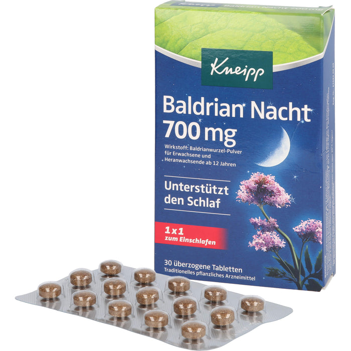 Kneipp Baldrian Nacht 700 mg, 30 St UTA