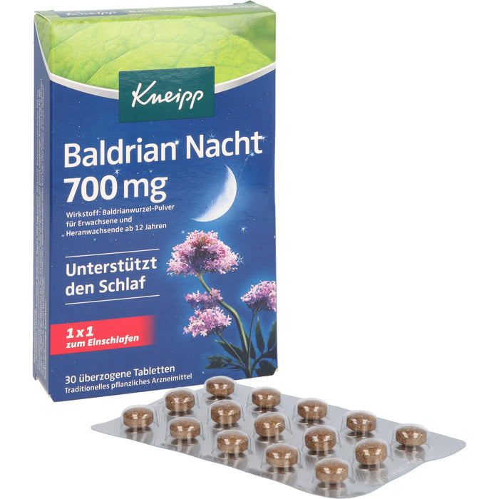 Kneipp Baldrian Nacht 700 mg, 30 St UTA