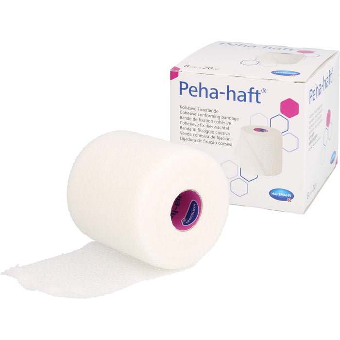 PEHA HAFT Fixierbinde latexfrei 8cmx20m, 1 St BIN