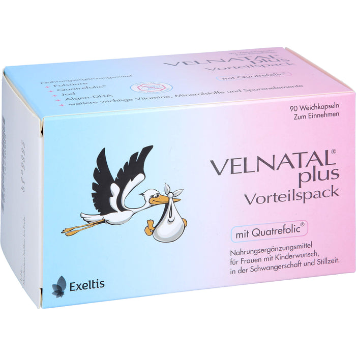 VELNATAL plus Weichkapseln Vorteilspack, 90 pcs. Capsules