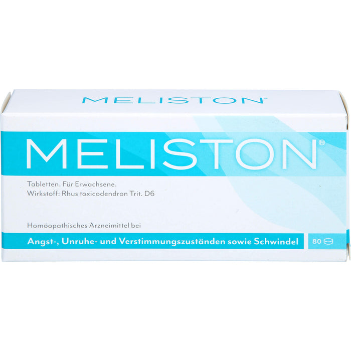 Meliston Tabletten zur Behandlung von Angst-, Unruhe- und Verstimmungszuständen, 80 pcs. Tablets