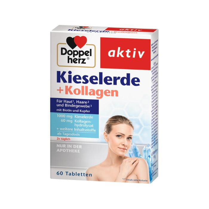 Doppelherz Kieselerde + Kollagen, 60 St TAB