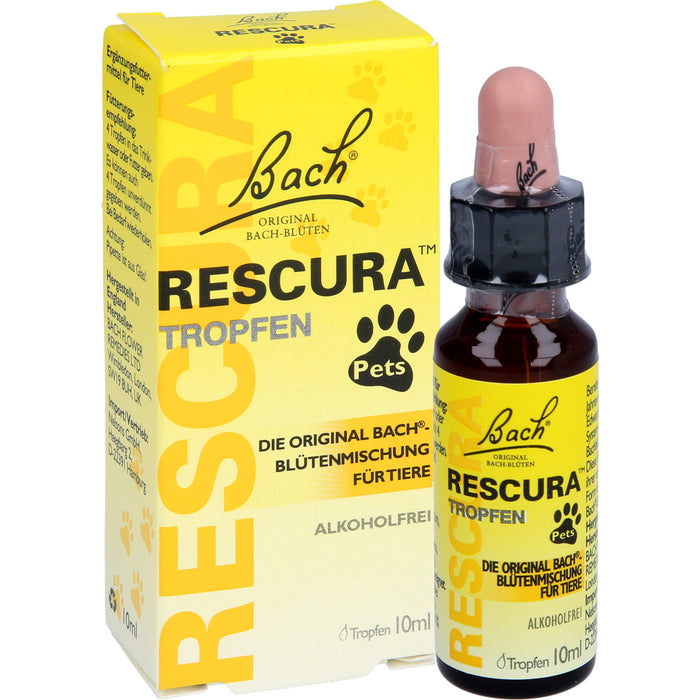 Bach Original Bach-Blüten RESCURA Tropfen Pets für Tiere, 10 ml Lösung