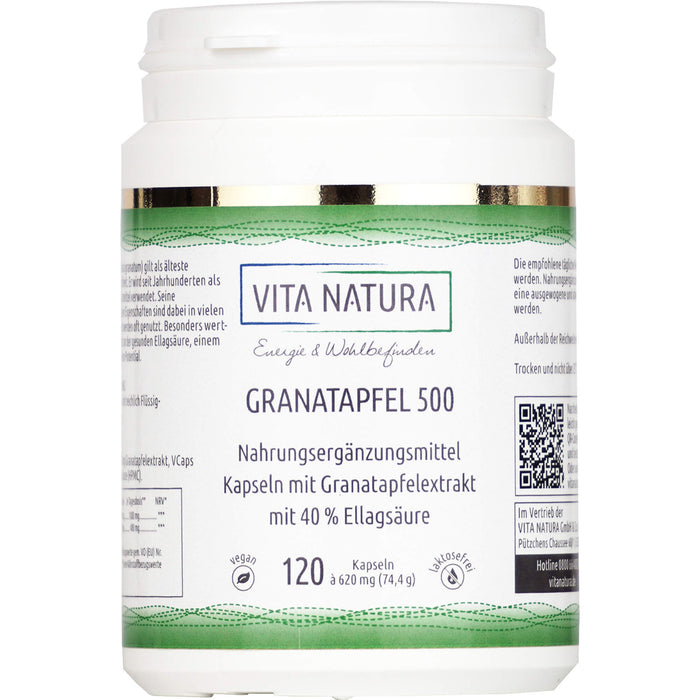 Granatapfelextrakt 500 mg Vegikapseln, 120 St KAP