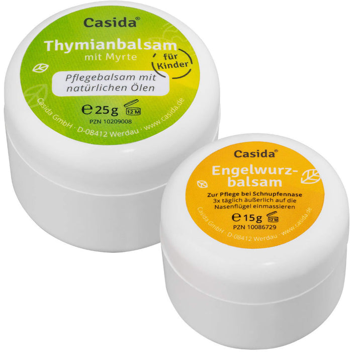 Casida Engelwurzbalsam & Thymianbalsam Myrte Kinder Set, 40 g Crème