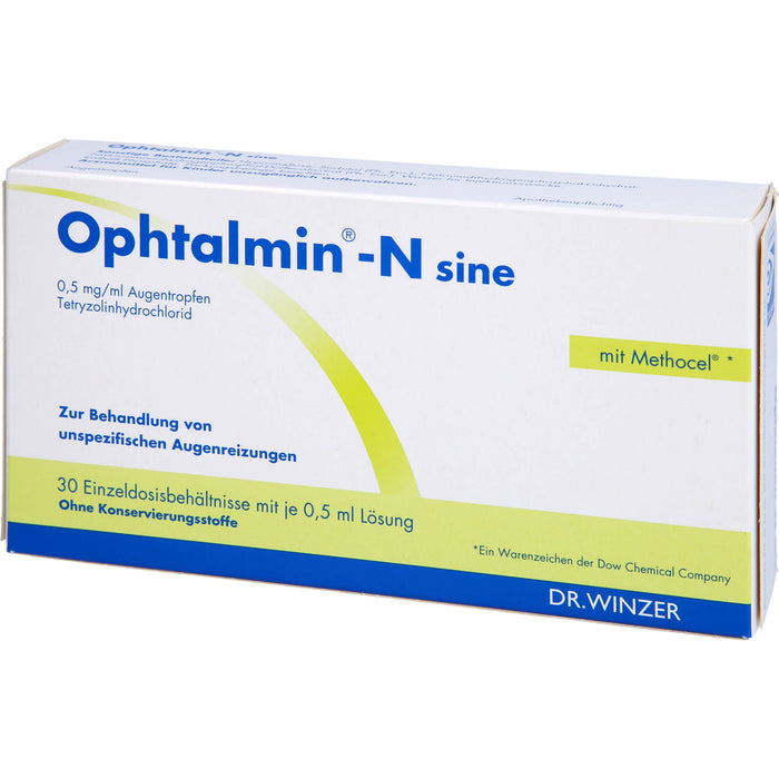 Ophtalmin-N sine, 0,5 mg/ml Augentropfen, 30 St. Einzeldosispipetten