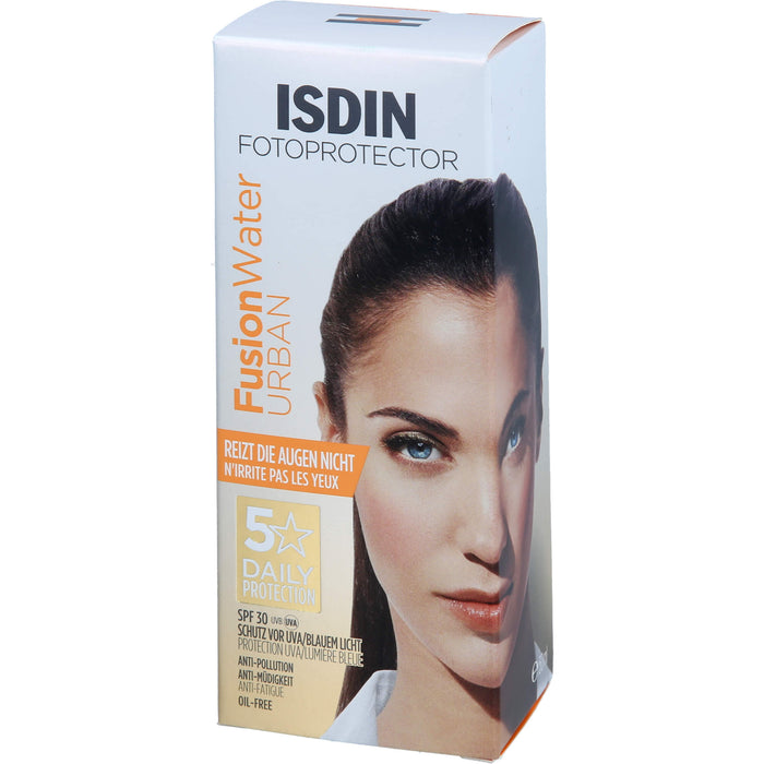 ISDIN Fotoprotector Fusion Water Urban LSF 30 zum Schutz und zur Pflege der Haut, 50 ml Cream