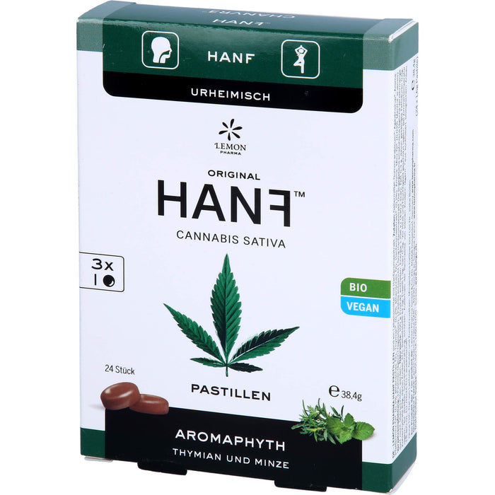 HANF BIO PASTILLEN THYMIAN+MINZE, 24 St PAS