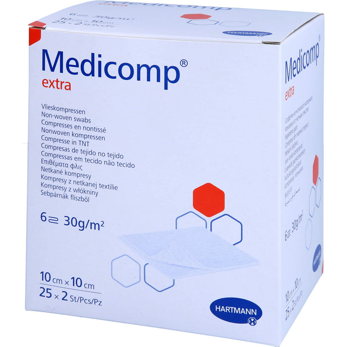 Medicomp Extra Bl st 10x10, 25X2 St KOM