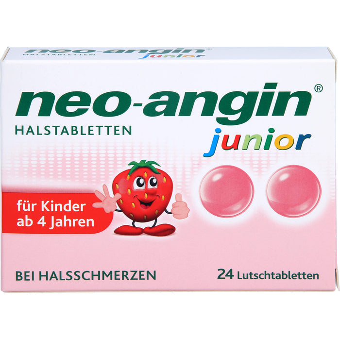 neo-angin junior Halstabletten, 24 pc Tablettes