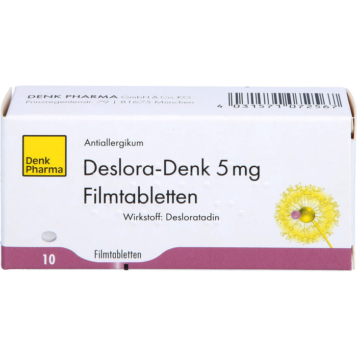 Deslora Denk 5mg Filmtabl, 10 St FTA