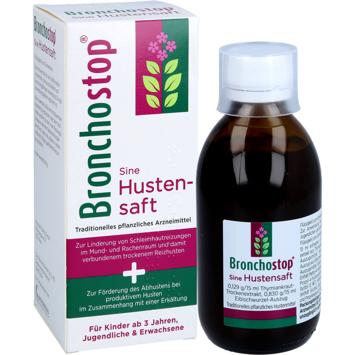 Bronchstop Sine Hustensaft, 200 ml Lösung