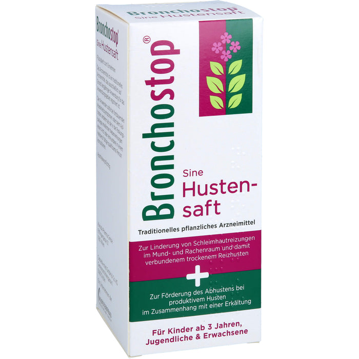 Bronchstop Sine Hustensaft, 200 ml Solution