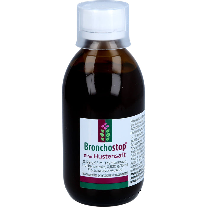 Bronchstop Sine Hustensaft, 200 ml Solution