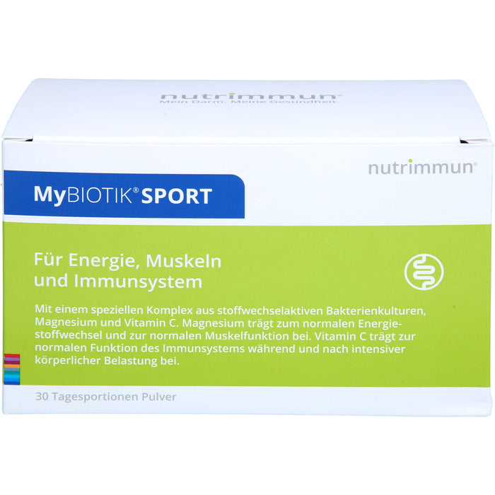 MyBIOTIK SPORT Pulver für Energie, Muskeln und das Immunsystem, 30 pcs. Sachets