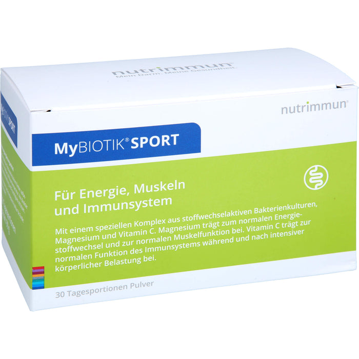 MyBIOTIK SPORT Pulver für Energie, Muskeln und das Immunsystem, 30 pcs. Sachets