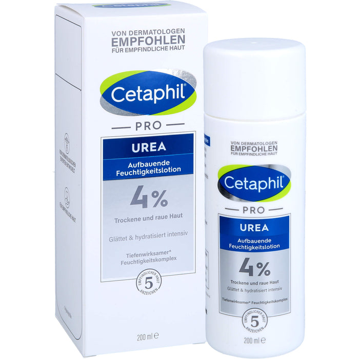 Cetaphil Pro Urea 4% aufbauende Feuchtigkeitslotion, 200 ml Lotion