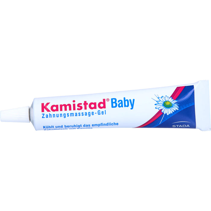 Kamistad Baby Zahnungsmassage-Gel zur Massage des Zahnfleisches bei zahnenden Kindern, 20 ml Gel