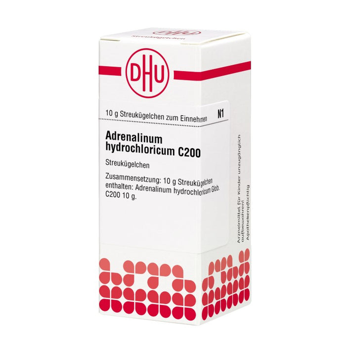 Adrenalinum hydrochloricum C200 DHU Globuli, 10 g GLO